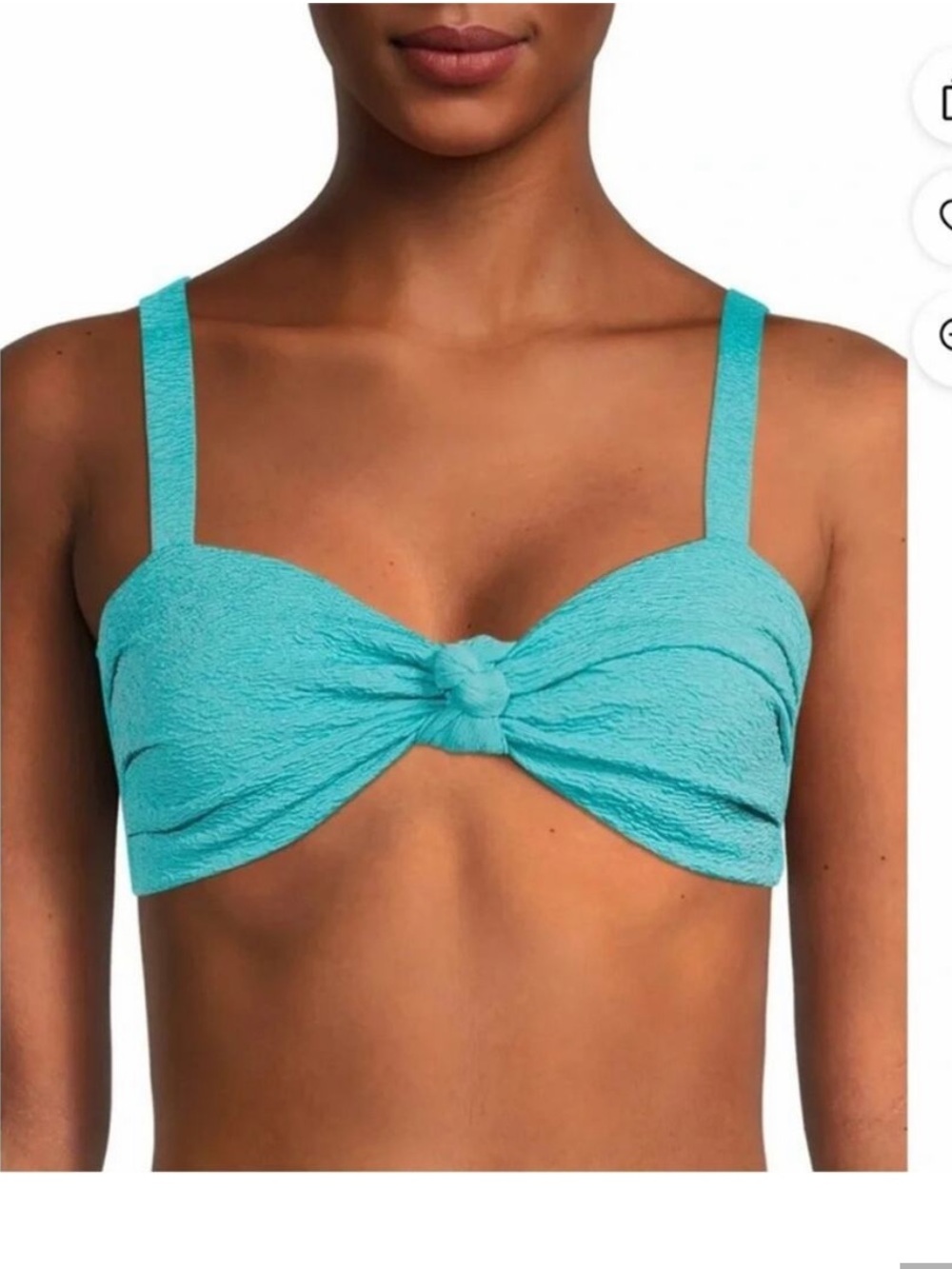 Time and Tru Turquoise Ruffle Bikini Set - Picture 5 of 7